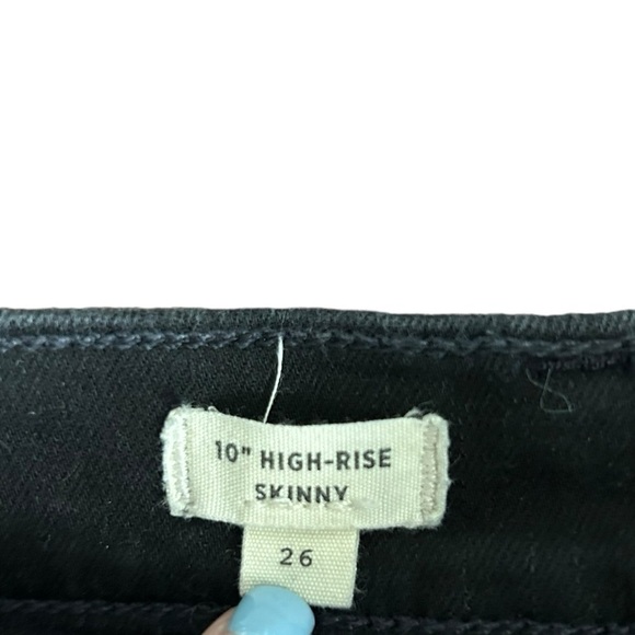 Madewell 10" High-Rise Skinny Jeans- Carbondale Wash/ Size 26 - Picture 4 of 7
